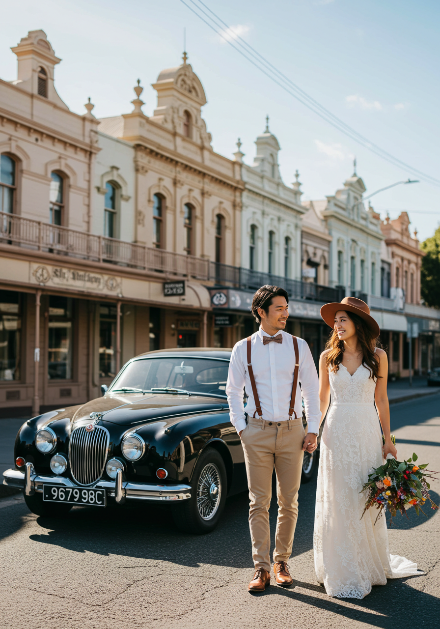 2025年最新情報】メルボルンの街並みに映える、クラシックカーと