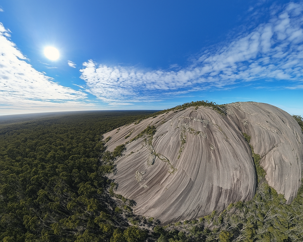 オーストラリア最大の一枚岩「Bald Rock」で叶える、絶景フォトウエディング＆挙式
