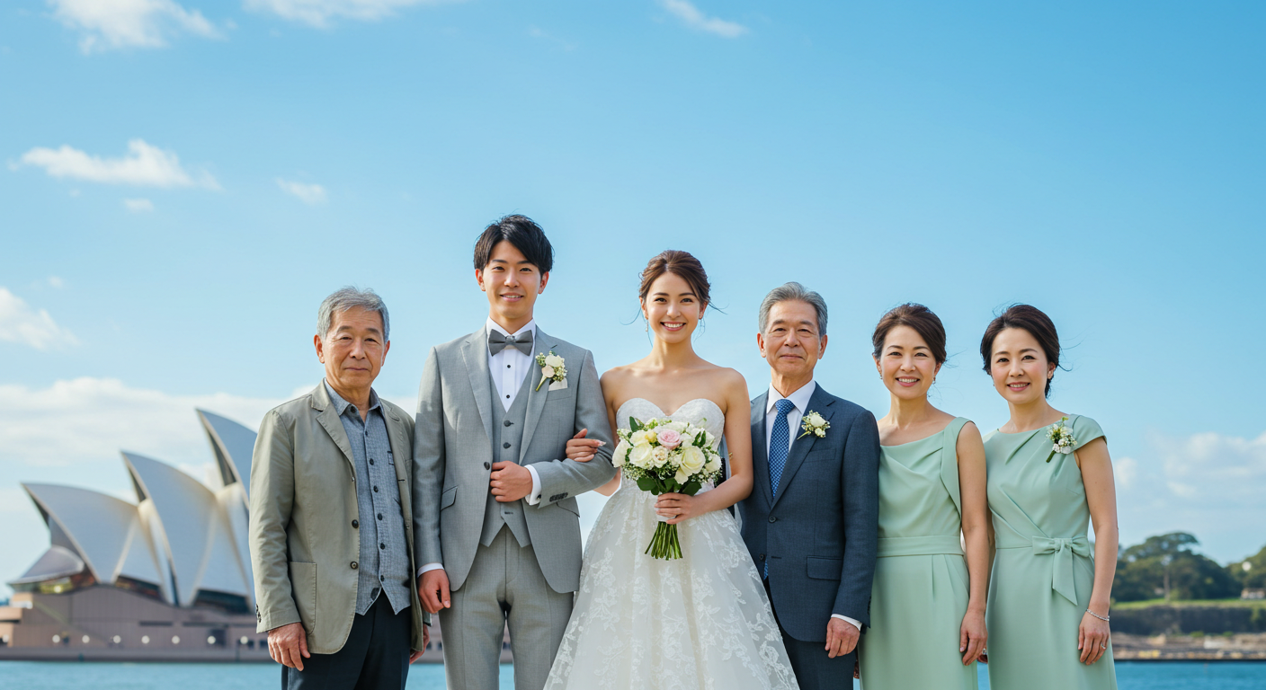 【海外フォトウェディング×食事会】オーストラリアで叶える、ふたりらしい新しい結婚のカタチ
