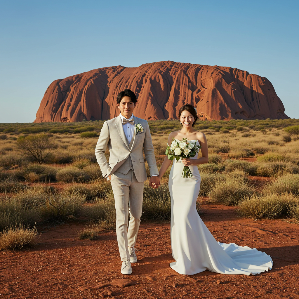 オーストラリア結婚式・フォトウエディング：エアーズロックフォトウエディングについて