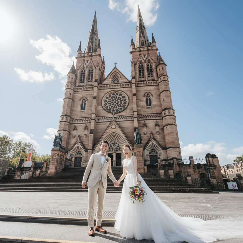 シドニー街ぶらウエディングフォト