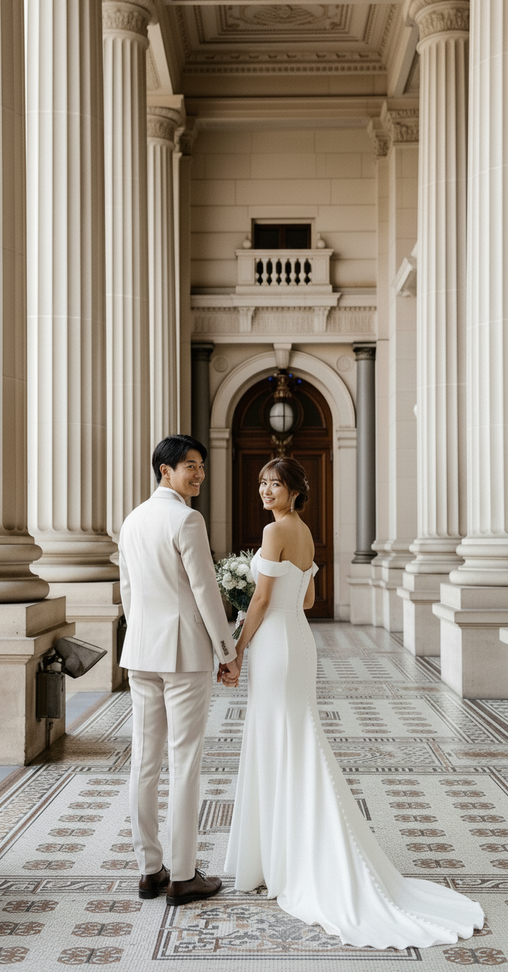 メルボルンウエディングフォトプラン｜ドレス日本試着＆現地レンタル