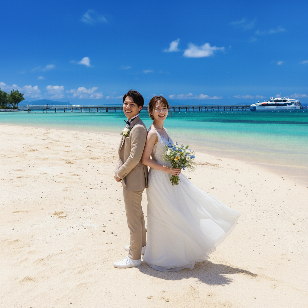 グレートバリアリーフの宝石・グリーン島ウエディングフォトプラン｜ドレス日本試着＆現地レンタル
