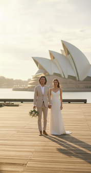 シドニーウエディングフォトプラン｜日本試着＆現地レンタル