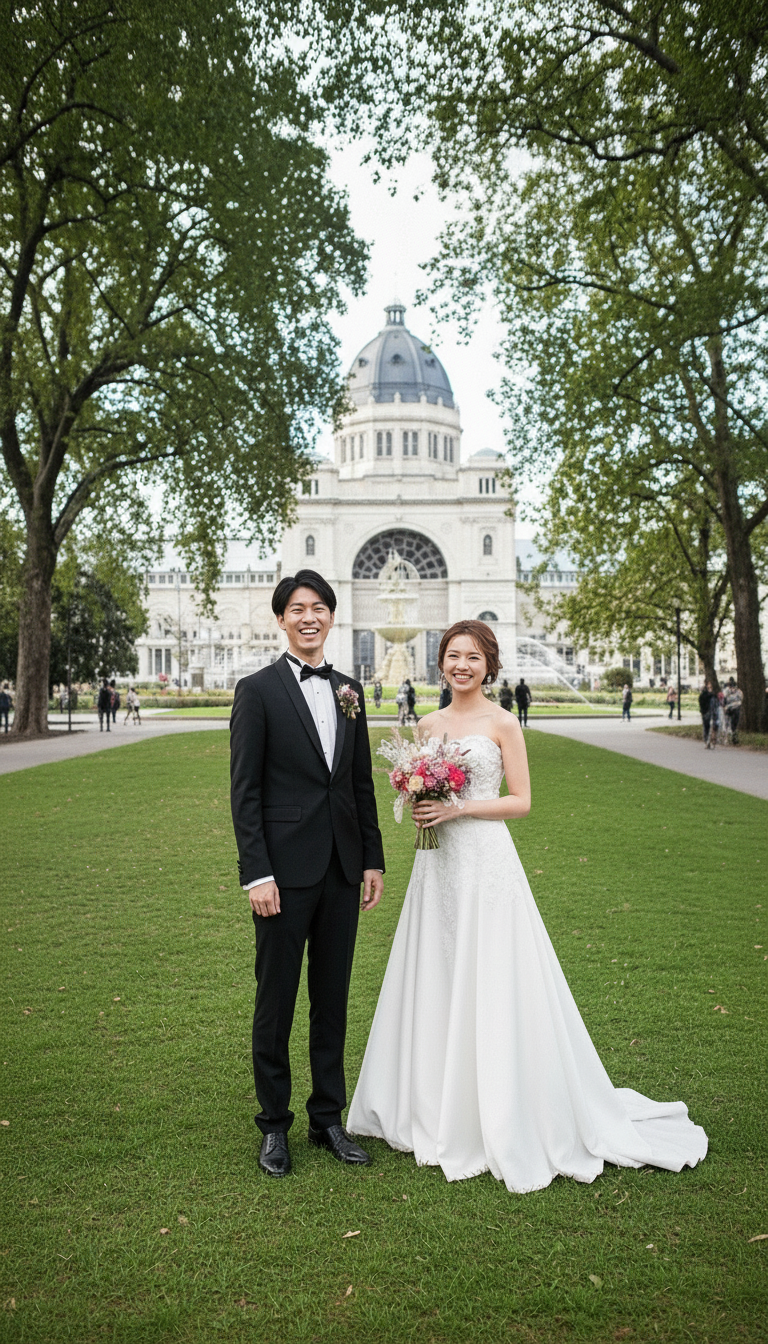 メルボルンウエディングフォトプラン｜ドレス日本試着＆現地レンタル