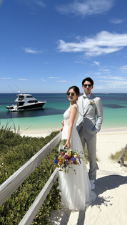 ロットネスト島ウエディングフォトプラン｜ドレス日本試着＆現地レンタル