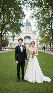 メルボルンウエディングフォトプラン｜ドレス日本試着＆現地レンタル