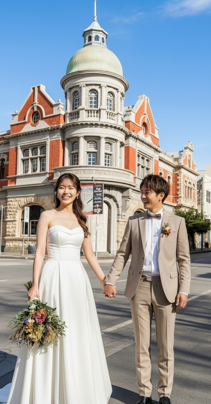 フリーマントルウエディングフォトプラン｜ドレス日本試着＆現地レンタル