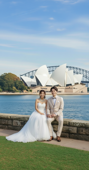 シドニー街ぶらウエディングフォト