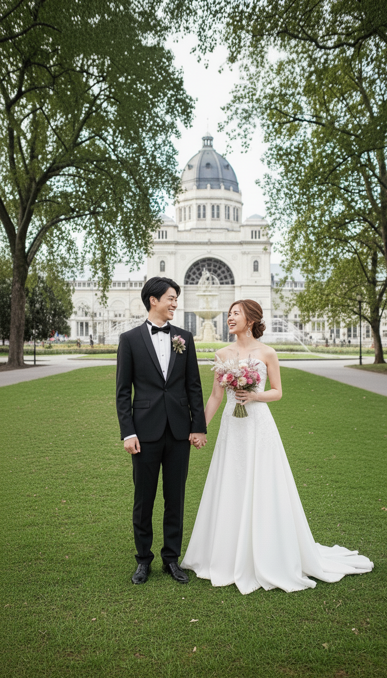 メルボルン街ぶらウエディングフォト