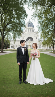 メルボルン街ぶらウエディングフォト