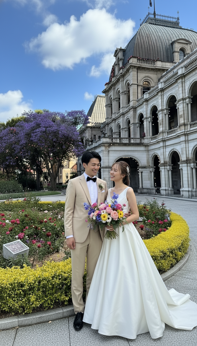 ブリスベンウエディングフォトプラン｜ドレス日本試着＆現地レンタル