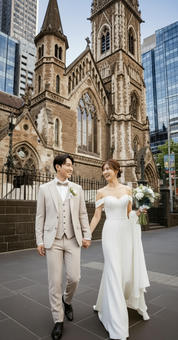 メルボルンウエディングフォトプラン｜ドレス日本試着＆現地レンタル