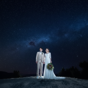 ビーチ＆星空ウエディングフォトプラン｜ドレス日本試着＆現地レンタル（6月〜9月期間限定）