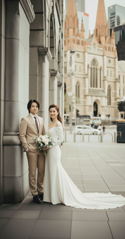 メルボルンウエディングフォトプラン｜ドレス日本試着＆現地レンタル