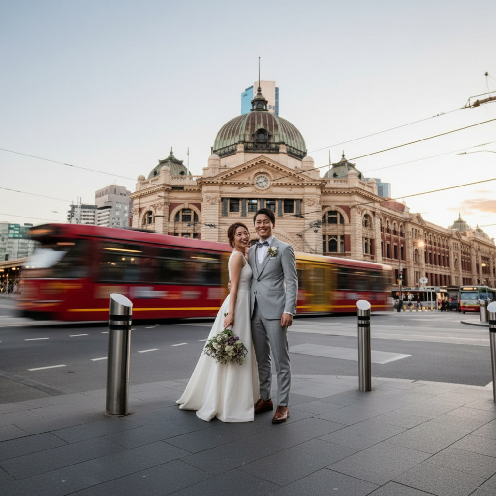 メルボルンウエディングフォトプラン｜ドレス日本試着＆現地レンタル