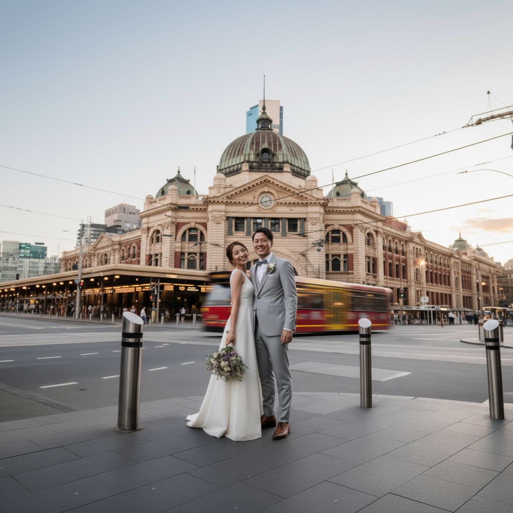 メルボルンウエディングフォトプラン｜ドレス日本試着＆現地レンタル