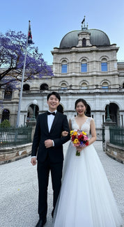 ブリスベンウエディングフォトプラン｜ドレス日本試着＆現地レンタル